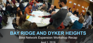 The Bike Network Expansion Workshop Recap will be given to the T&T Committee on April 1, 2019