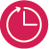Icon of a clock all of the way completed.