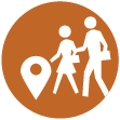 Typical or Current Pedestrian Trip Icon