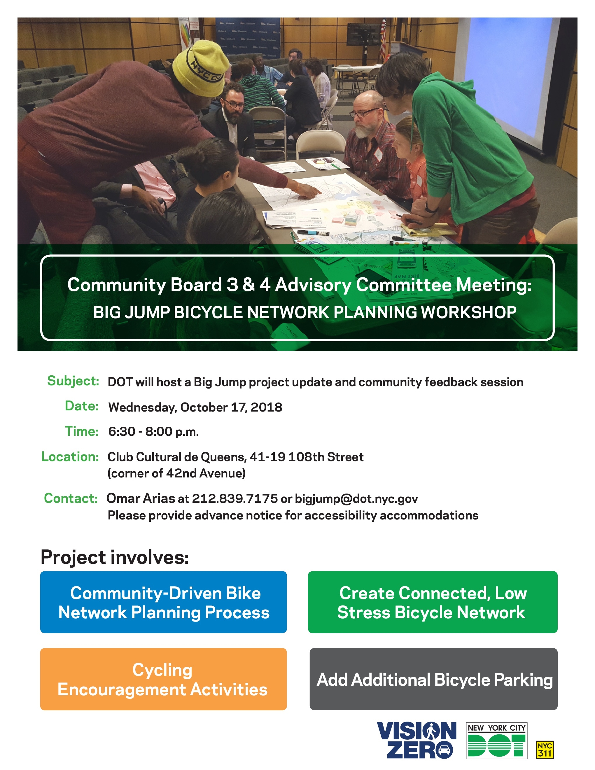 Community Workshop flyer