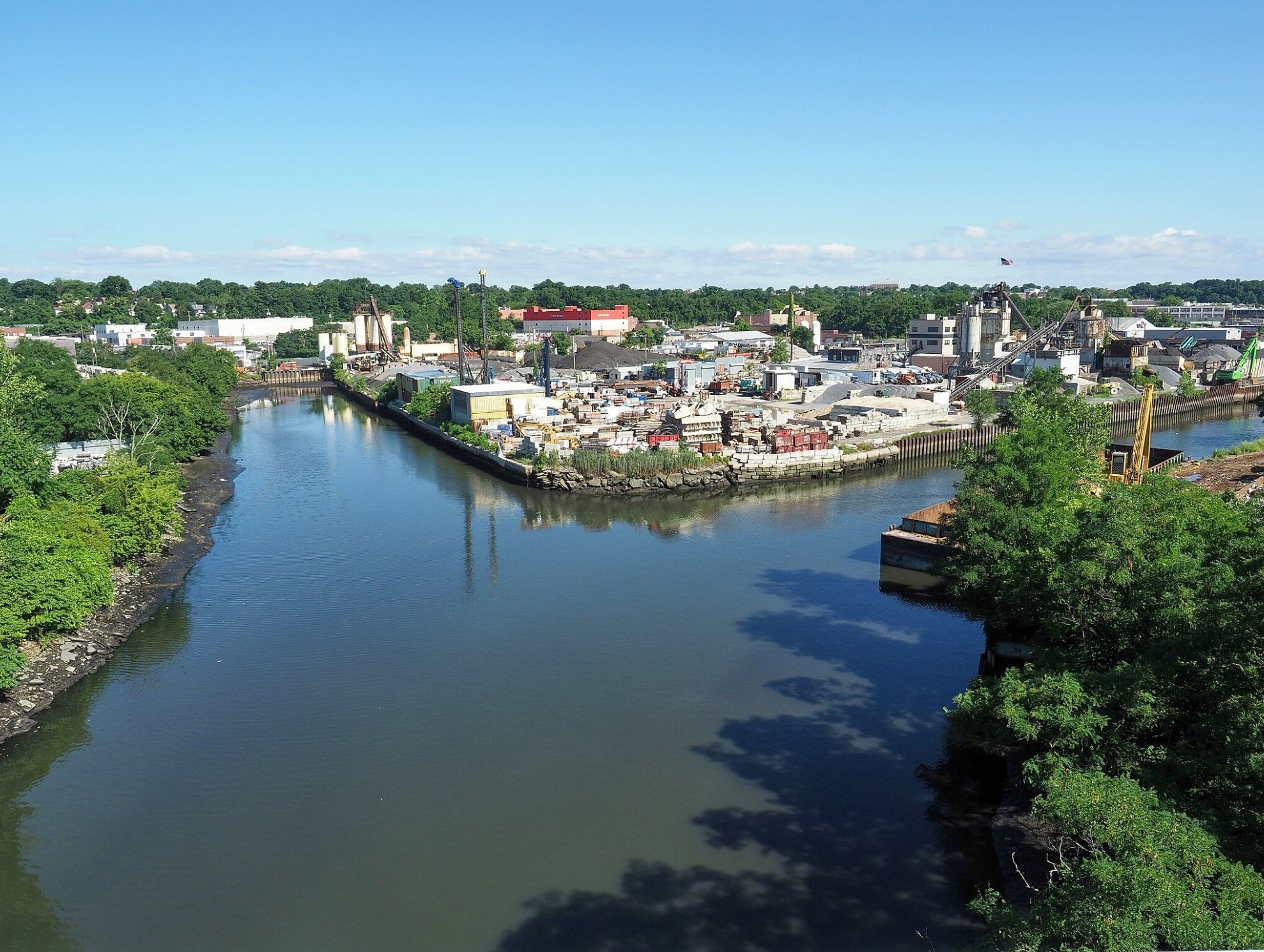 Panoramic image of the Hutchinson River 