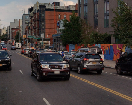 Metropolitan Ave and Union Ave Looking East