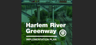 Front cover of the Harlem River Implementation Plan report
