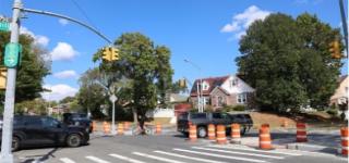 Construction underway on Kissena Park Corridor project.